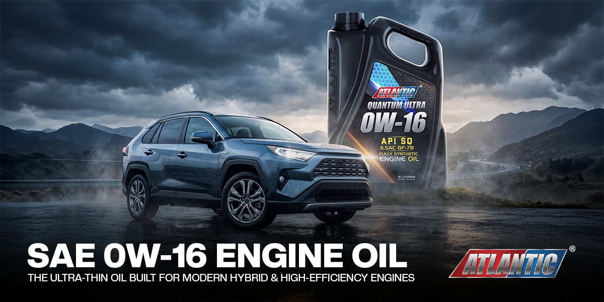 SAE 0W-16 Engine Oil: The Ultra-Thin Oil Built for Modern Hybrid & High-Efficiency Engines